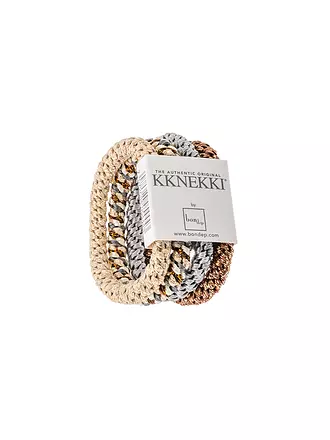 KKNEKKI | Élastiques à cheveux – Lot de 4 BUNDLE 4 | hellgrau